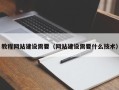 武义县教程网站建设需要（网站建设需要什么技术）